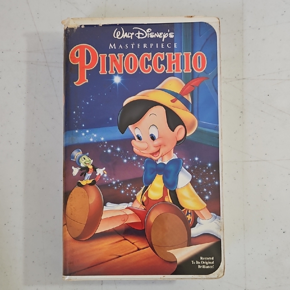 Walt Disney's Masterpiece Pinocchio VHS Movie!
